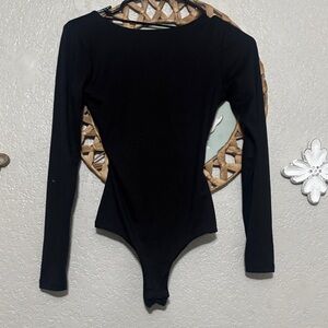Black Long Sleeve Bodysuit